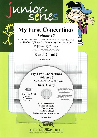 K. Chudy: My First Concertinos Volume 10, HrnKlav (+CD)