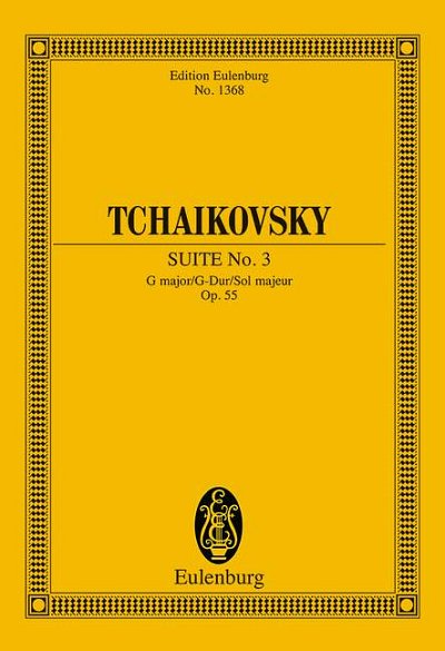 DL: P.I. Tschaikowsky: Suite Nr. 3 G-Dur, Orch (Stp)