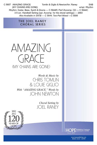 C. Tomlin: Amazing Grace (My Chains are Gon, Gch3;Klv (Chpa)