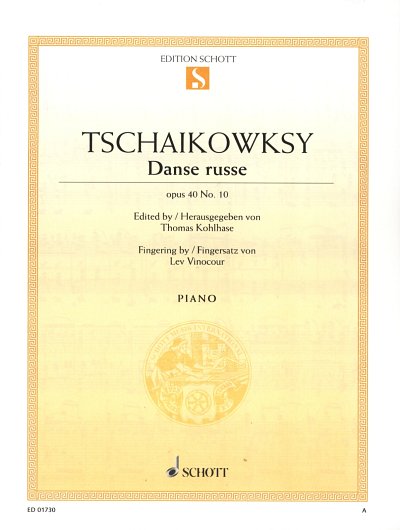 P.I. Tschaikowsky: Danse russe op. 40/10 , Klav