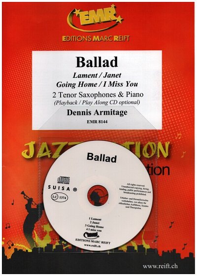 D. Armitage: Ballad, 2TsaxKlav (+CD)