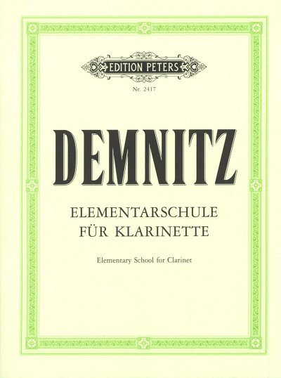 F. Demnitz: Elementarschule für Klarinette, Klar
