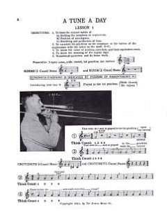 P.C. Herfurth: A Tune A Day 1 Trombone Book (Treble Clef) Tu