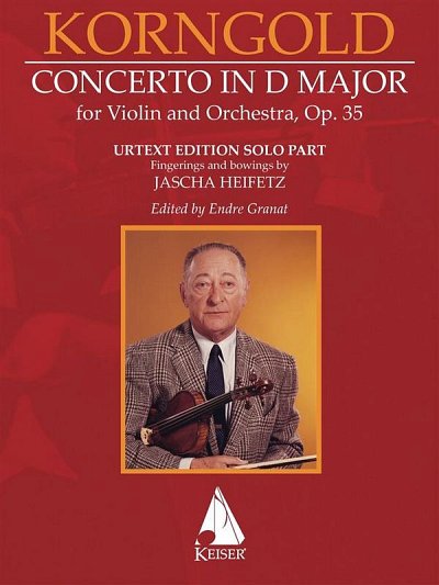 E.W. Korngold: Concerto in D Major Op. 35, VlOrch (Vlsolo)