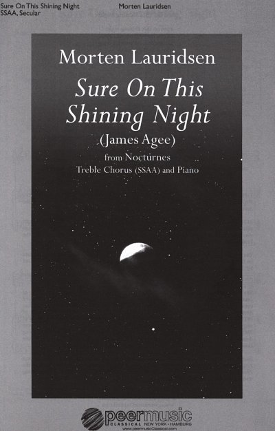 M. Lauridsen: Sure on this Shining Night, FchKlav (Part.)