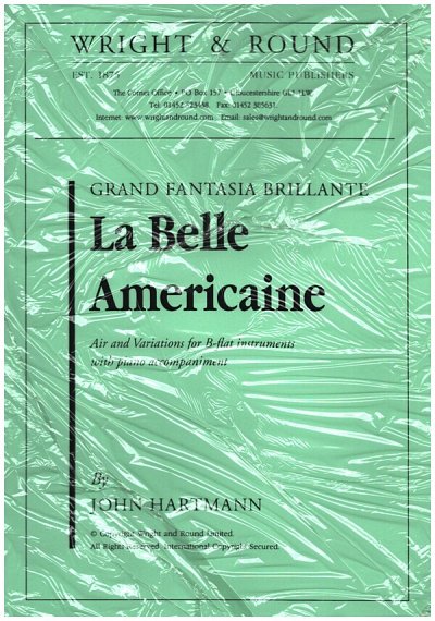 J. Hartmann: La Belle Américaine, MelBKlav (KlavpaSt)