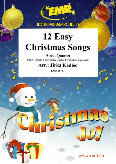 DL: J. Kadlec: 12 Easy Christmas Songs, 4Blech