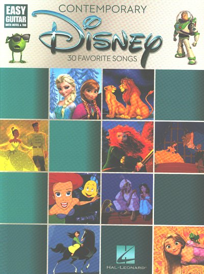 Contemporary Disney: Easy Guitar With Notes And , Git (+Tab)