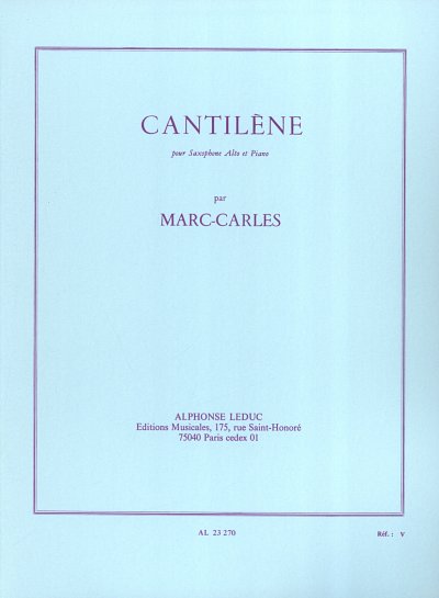 Carles Marc: Cantilene