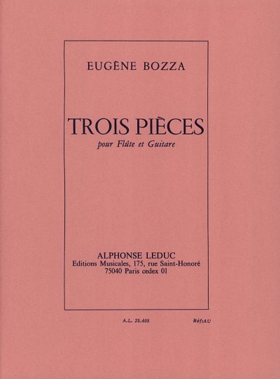 E. Bozza: Trois Pièces, FlGit (2Sppa)