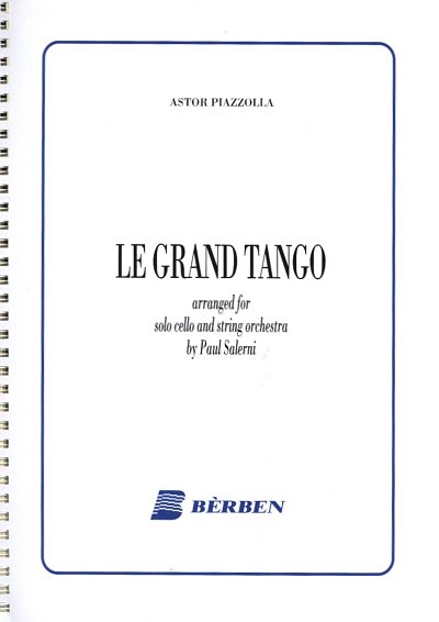 AQ: A. Piazzolla: Le Grand Tango, VcStro (Part.) (B-Ware)
