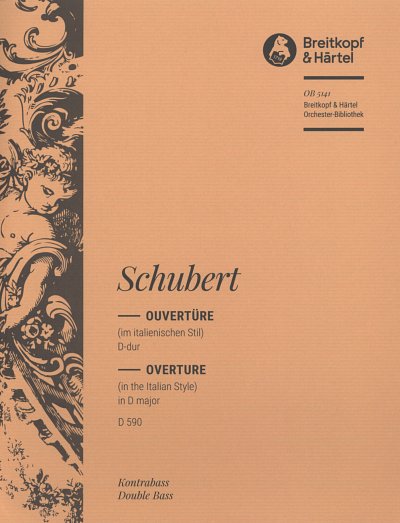 F. Schubert: Ouvertuere D-dur D 590 (ital.), Kontrabass
