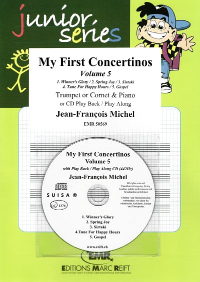 J. Michel: My First Concertinos - Vol. 5, Trp/KrnKlav (+CD)