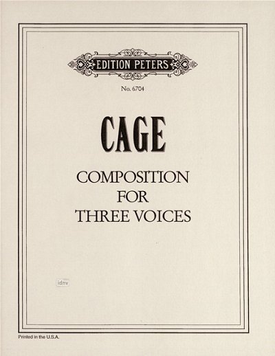 J. Cage: Composition