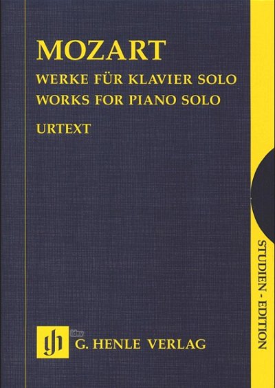 W.A. Mozart: Werke für Klavier solo