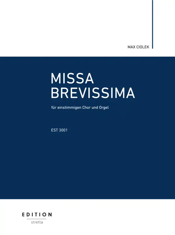 M. Ciolek: Missa Brevissima, Ch1Org (Orgpa) (0)