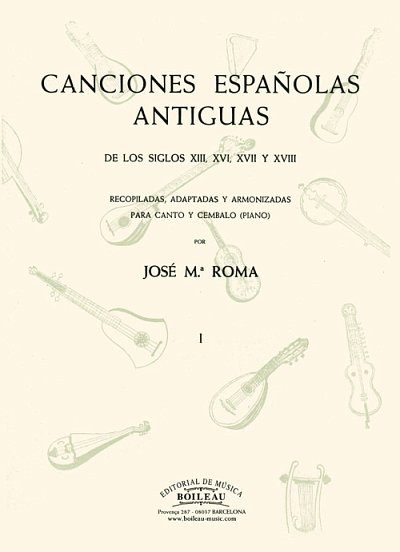F. Lope de Vega: Canciones españolas antig, GesCemb/Klv (LB)