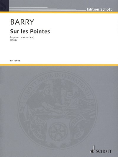 G. Barry: Sur les Pointes, Klav/Cemb
