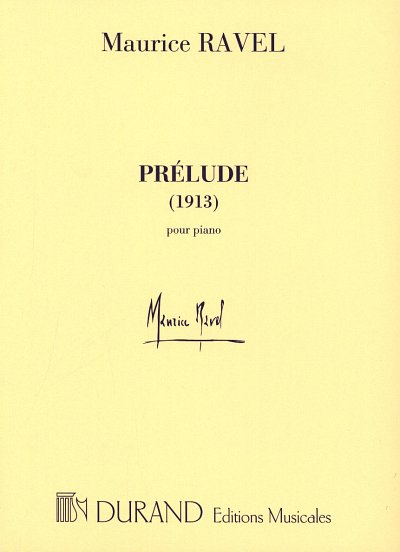 M. Ravel: Prelude, Klav