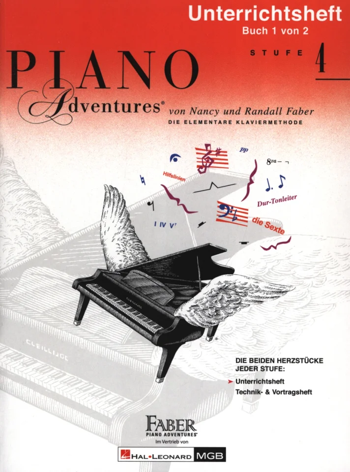 R. Faber: Piano Adventures 4 - Unterrichtsheft, Klav (0)