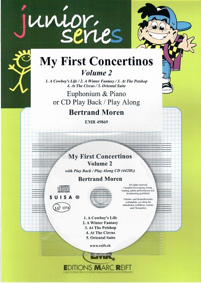 B. Moren: My First Concertinos Volume 2, EuphKlav (+CD)