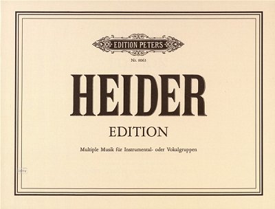 W. Heider: Edition
