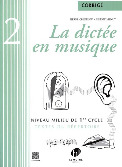 P. Chépélov: La dictée en musique Vol.2 - cor, Ges/Mel (+CD)