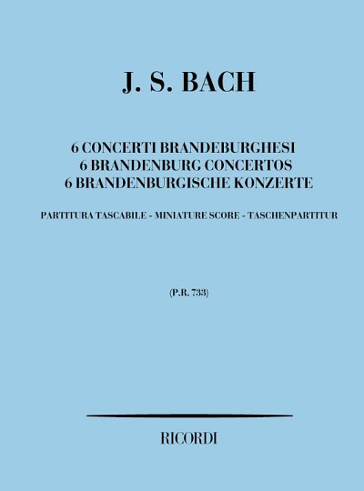 6 Concerti Brandeburghesi, Sinfo (Part.)
