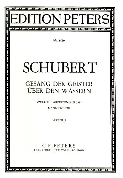F. Schubert: Gesang Der Geister Ueber Den Wassern