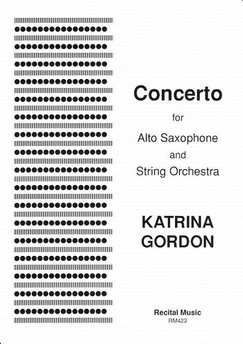 Concerto For Alto Saxophone (Pa+St)