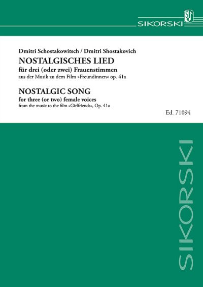 D. Schostakowitsch: Nostalgisches Lied