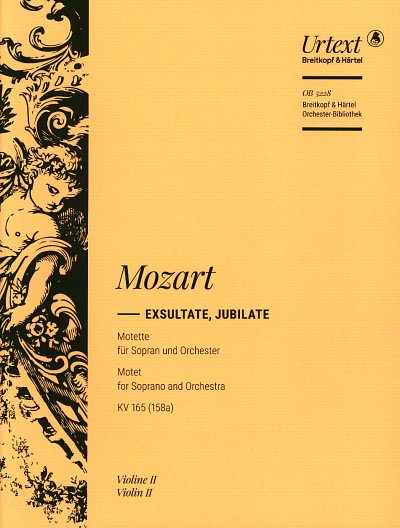 W.A. Mozart: Exsultate, jubilate KV 165 (, GesSOrchOrg (Vl2)