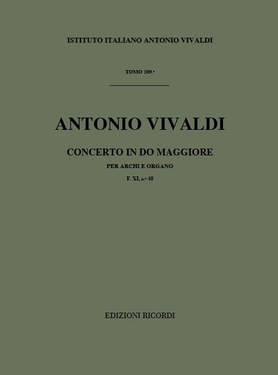A. Vivaldi: Concerto Per Archi E B.C.: In Do Rv 113 (Part.)