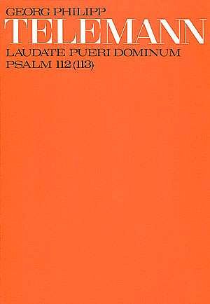 G.P. Telemann: Laudate pueri Dominum, GesInstr (Part.)
