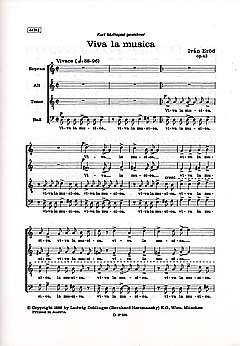 I. Eröd et al.: Viva la musica op. 43