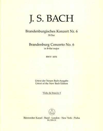 J.S. Bach: Brandenburgisches Konzert Nr. 6 B, Barorch (Vla1)