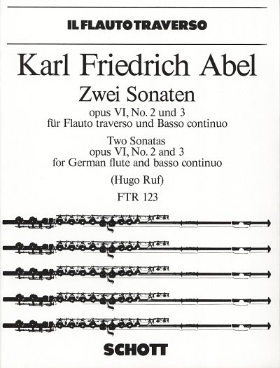 C.F. Abel: Zwei Sonaten op. 6/2 + 3 , FlBc