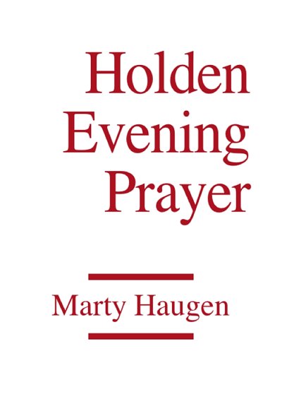 M. Haugen: Holden Evening Prayer - Assembly card