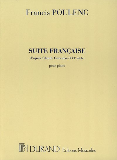 F. Poulenc: Suite Francaise d'après Claude Gervaise, Klav
