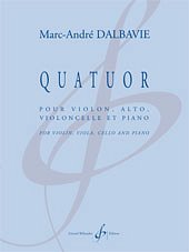 M. Dalbavie: Quatuor