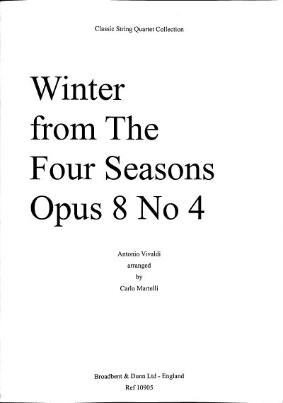 A. Vivaldi: Winter from The Four Seasons, Opus 8 No. 4