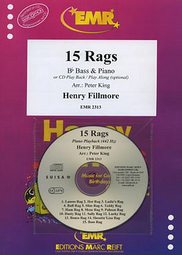 H. Fillmore: 15 Rags, TbBKlav (+CD)
