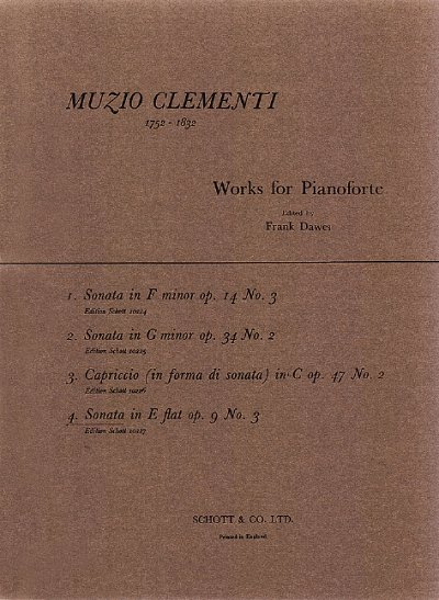 M. Clementi: Sonate Es-Dur op. 9/3 Nr. 4