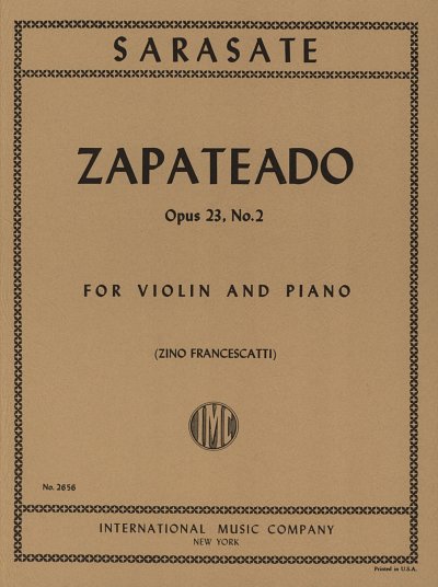 Zapateado Op. 23 N. 2 (Francescatti), VlKlav (KlavpaSt)