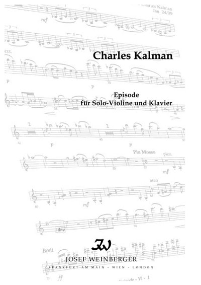 Kalman Charles: Episode Solo-Violine und Klavier (24.01.2009)