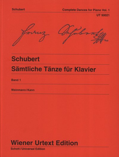 F. Schubert: Saemtliche Taenze fuer Klavier - Band 1, Klav
