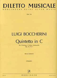 L. Boccherini: Quintetto in C op. 62/1, 5Str (Stsatz)
