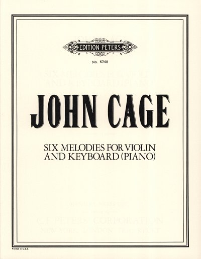 J. Cage: Perpetual Tango