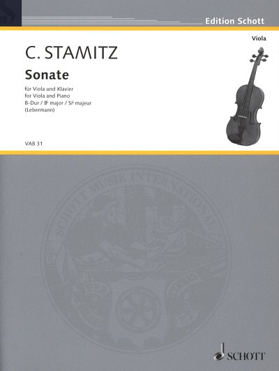 C. Stamitz: Sonate B-Dur , VaKlv