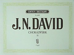 J.N. David: Choralwerk, Heft 9 Nr. 38 (1945)